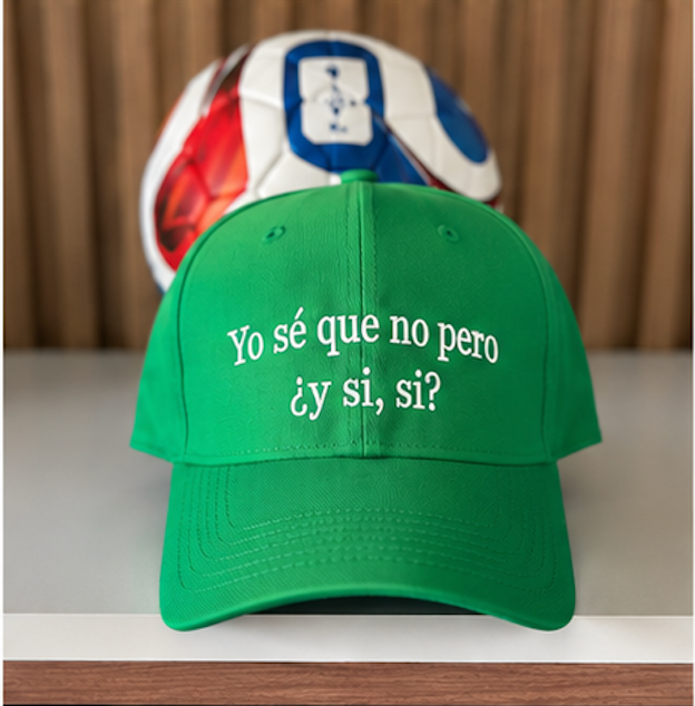 Dad Cap verde FeCaps - Mundial 2026